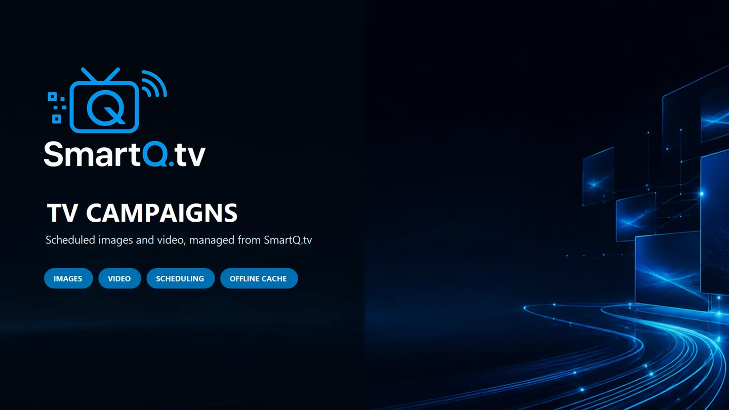 SmartQ TV campaigns product interface